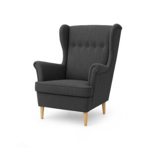 Fotel uszak Kepl - Salvador Antracyt premium