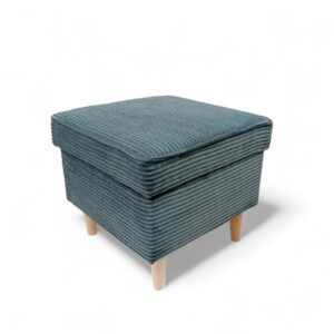 Podnóżek z pojemnikiem do uszaka Kepl - sztruks POSO 60 szary premium